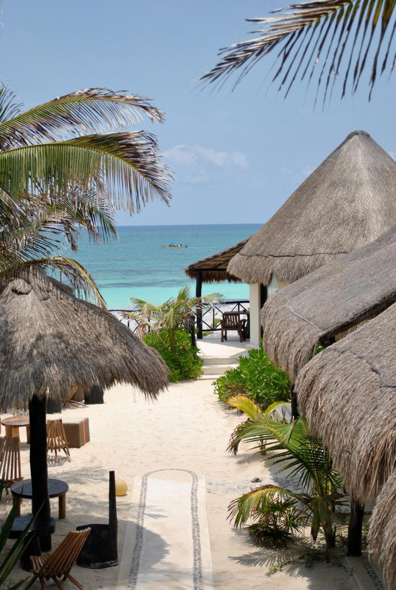 Punta Piedra Beach Posada Tulum Zewnętrze zdjęcie