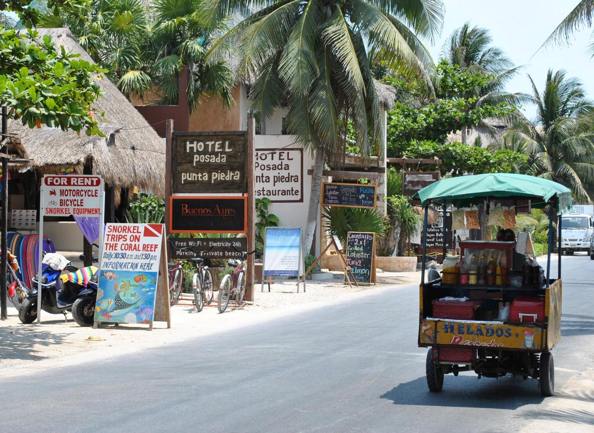 Punta Piedra Beach Posada Tulum Zewnętrze zdjęcie