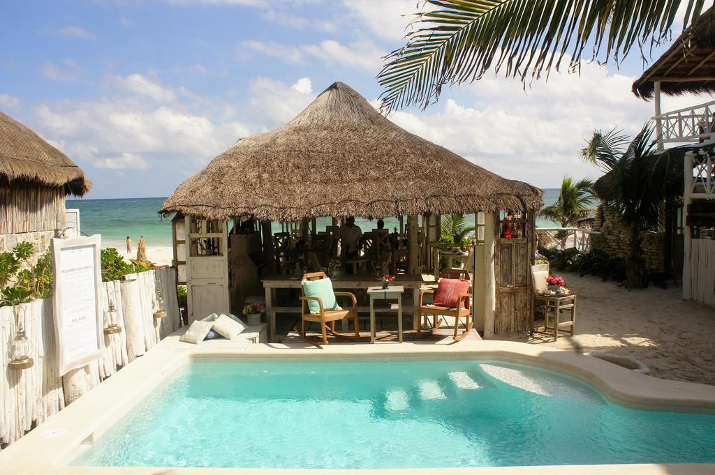 Punta Piedra Beach Posada Tulum Zewnętrze zdjęcie