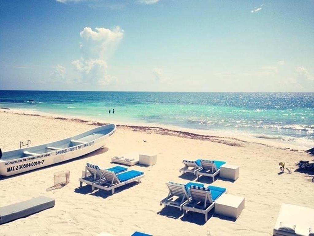 Punta Piedra Beach Posada Tulum Zewnętrze zdjęcie