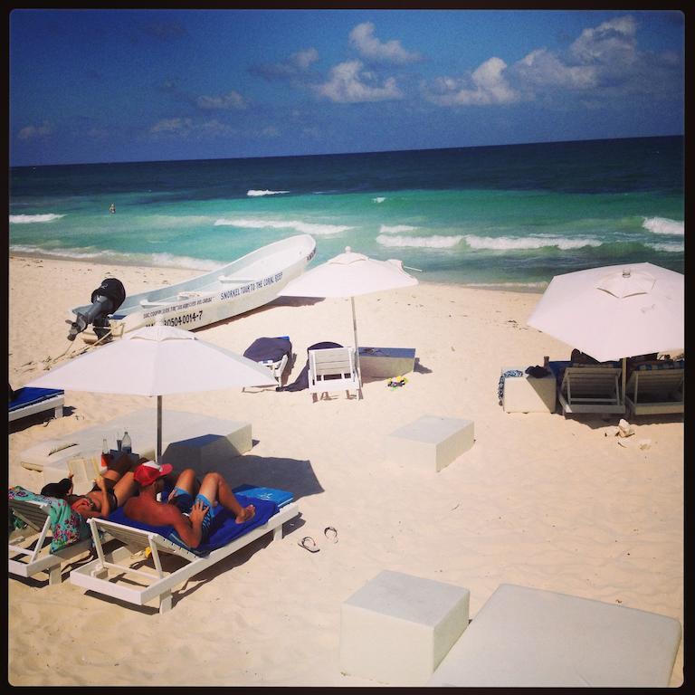Punta Piedra Beach Posada Tulum Zewnętrze zdjęcie